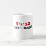 OBAMACARE me hace enfermo Tazas De Café