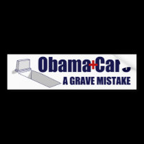ObamaCare: Un error grave pegatinas de parachoque