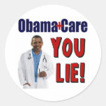 ObamaCare: ¡"Usted mentira! " Etiqueta