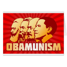 Obamunism Tarjeton