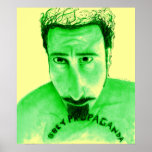 Obedezca el verde de la propaganda posters