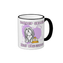 Obediencia barbuda de la reunión del collie de Kaw Tazas