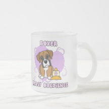Obediencia de la reunión del boxeador de Kawaii Taza