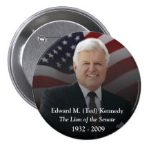 Objetos de recuerdo de Edward (Ted) Kennedy Pins