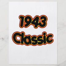 Obra clásica 1943 flyer a todo color