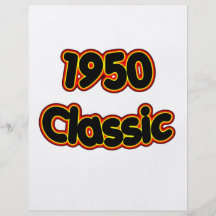Obra clásica 1950 tarjetas informativas