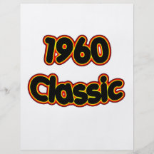 Obra clásica 1960 flyer a todo color