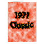 Obra clásica 1971 tarjeta