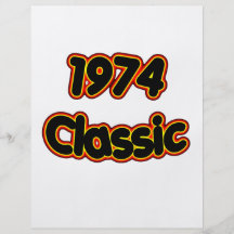 Obra clásica 1974 tarjeta publicitaria