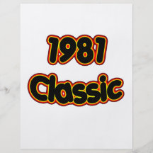 Obra clásica 1981 tarjeta publicitaria