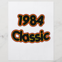 Obra clásica 1984 flyer personalizado