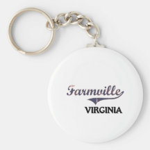 Obra clásica de Farmville Virginia City Llaveros