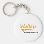 Obra clásica de Fisher Massachusetts Llaveros