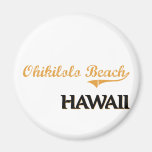 Obra clásica de Hawaii de la playa de Ohikilolo Iman De Frigorífico
