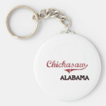 Obra clásica de la ciudad de Alabama del Chickasaw Llavero