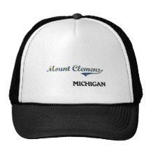 Obra clásica de la ciudad de Clemens Michigan del  Gorras De Camionero