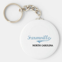 Obra clásica de la ciudad de Farmville Carolina de Llavero Personalizado