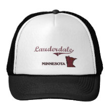 Obra clásica de la ciudad de Lauderdale Minnesota Gorros Bordados