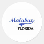 Obra clásica de la ciudad de Malabar la Florida Pegatinas