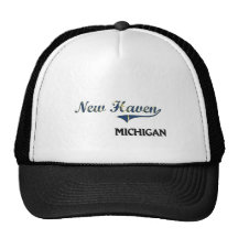Obra clásica de la ciudad de New Haven Michigan Gorra