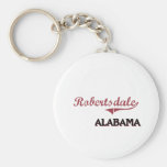 Obra clásica de la ciudad de Robertsdale Alabama Llavero Personalizado