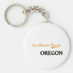 Obra clásica de Oregon de la playa de Sporthaven Llaveros Personalizados