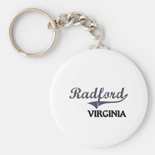 Obra clásica de Radford Virginia City Llaveros Personalizados