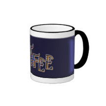Obra clásica del café taza de café
