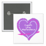 Obra maestra del Cupid del corazón la poca Pin