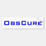 ObsCure Bumber Bumperstickers