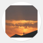 Observación de la salida del sol etiquetas  