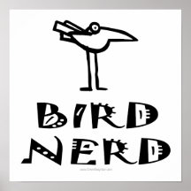 Observación de pájaros, ornitología, Birding Poster