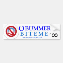 OBUMMER BITEME ETIQUETA DE PARACHOQUE
