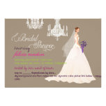 Ocasión nupcial de PixDezines shower/DIY+color Comunicado Personalizado