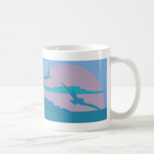 Océano azul B Taza De Café