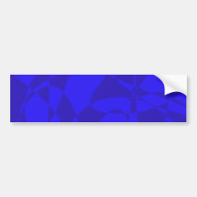 Océano azul etiqueta de parachoque