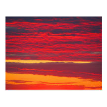 Océano de la puesta del sol del Block Island Postal