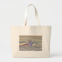 Océano del barco que pesca las imágenes de Seaview Bolsa De Mano