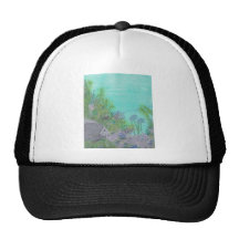 Océano gris del azul del Angelfish Gorro