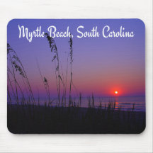 Océano Mousepad de la salida del sol de Myrtle Bea Tapetes De Ratones