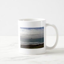 Océano Tairua Nueva Zelanda de la playa de Hahei Taza
