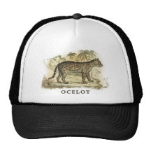 Ocelot del vintage gorros  