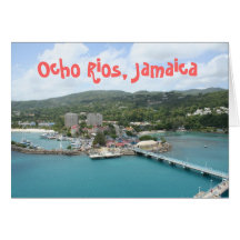 Ocho Rios, tarjeta de felicitación de Jamaica