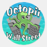 ¡Octopii Wall Street - ocupe Wall Street! Etiqueta