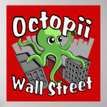 ¡Octopii Wall Street - ocupe Wall Street! Poster