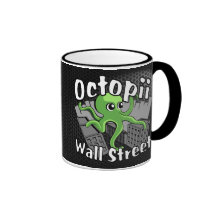 ¡Octopii Wall Street - ocupe Wall Street! Taza De Café