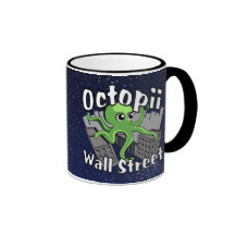 ¡Octopii Wall Street - ocupe Wall Street! Tazas