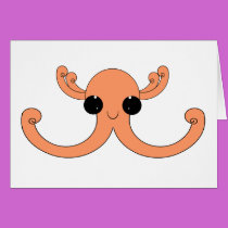 Octopuss amelocotonado tarjetas