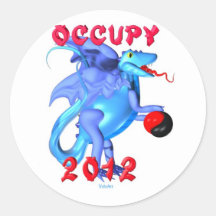 Ocupe 2012 - ocupe el dragón de agua del movimient pegatinas  