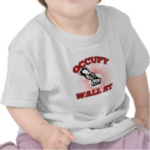 Ocupe al trabajador del americano de Wall Street Camisetas
